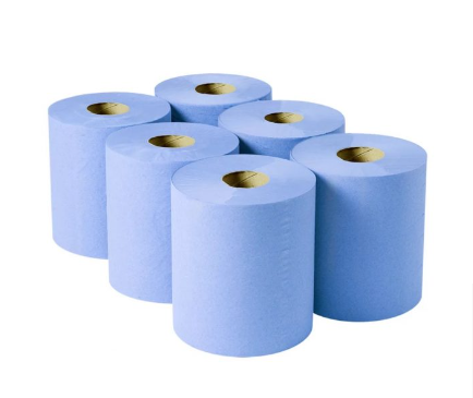 BLUE PAPER ROLL 2 PLY